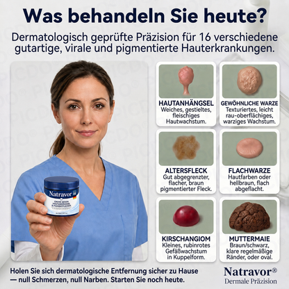 Natravor® 7-Tage-Pflegecreme für Hautanhängsel & Hautflecken (𝐒𝐜𝐡𝐦𝐞𝐫𝐳𝐟𝐫𝐞𝐢𝐞 𝐅𝐨𝐫𝐦𝐞𝐥 – 𝐨𝐡𝐧𝐞 𝐍𝐚𝐫𝐛𝐞𝐧)